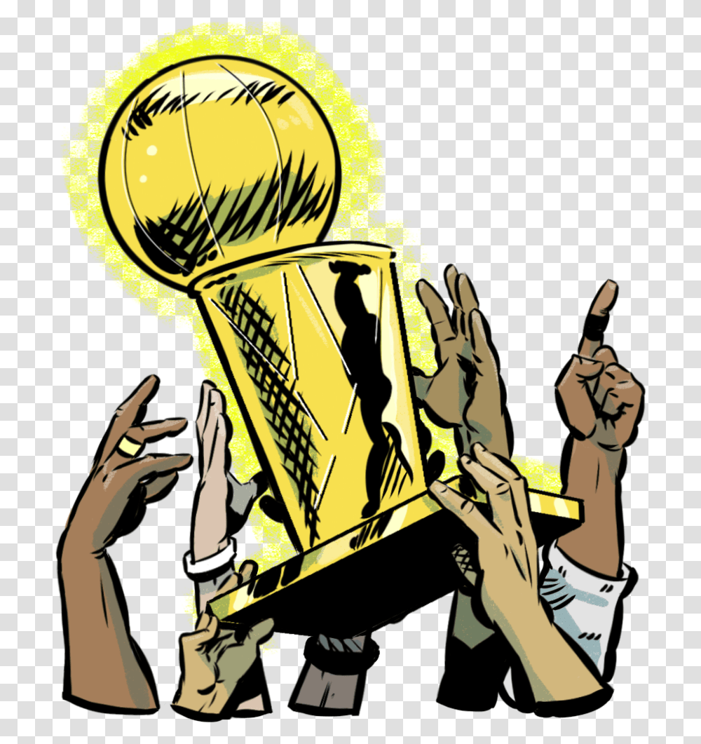 Google X Nba - J O Applegate Illustrations Trophy, Person, Human, Duel, Knight Transparent Png