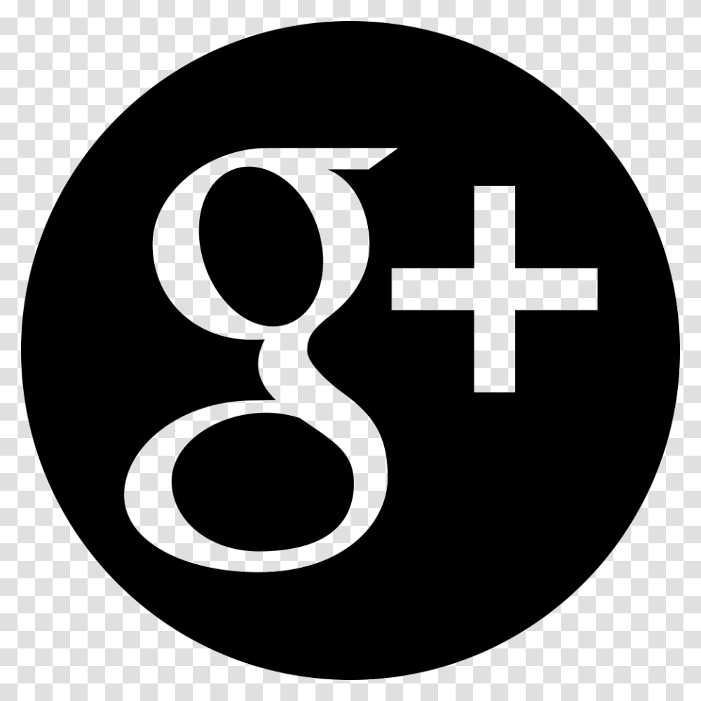 Googleplus Logo Google Plus Black Logo, Alphabet, Number Transparent Png