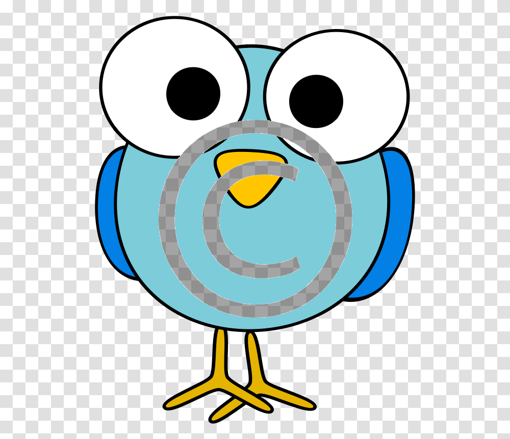 Googly Eyed Bird Blue Eyes, Beak, Animal, Penguin, Stencil Transparent Png