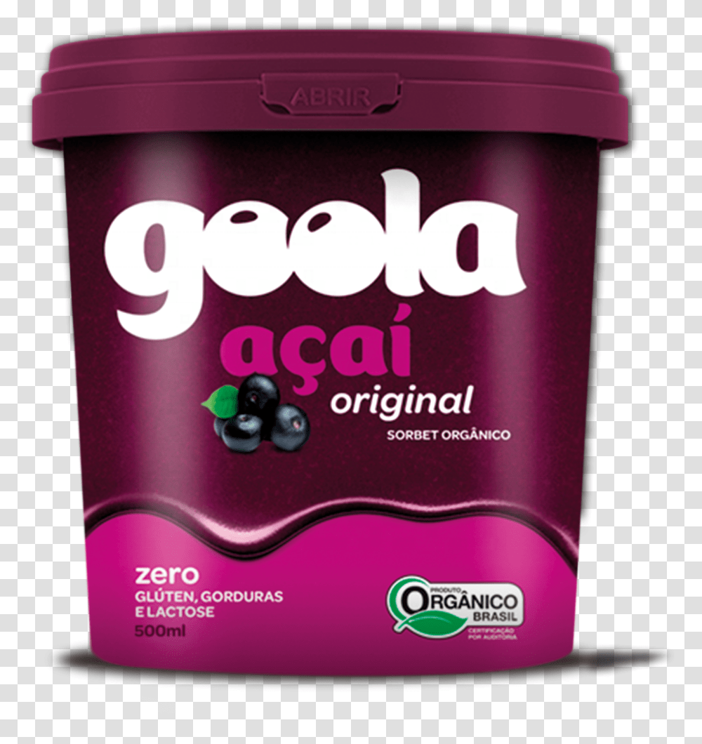 Goola Acai Sorbet Ice Cream, Dessert, Food, Yogurt, Creme Transparent Png