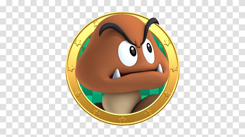 Goomba, Label, Toy, Porthole Transparent Png