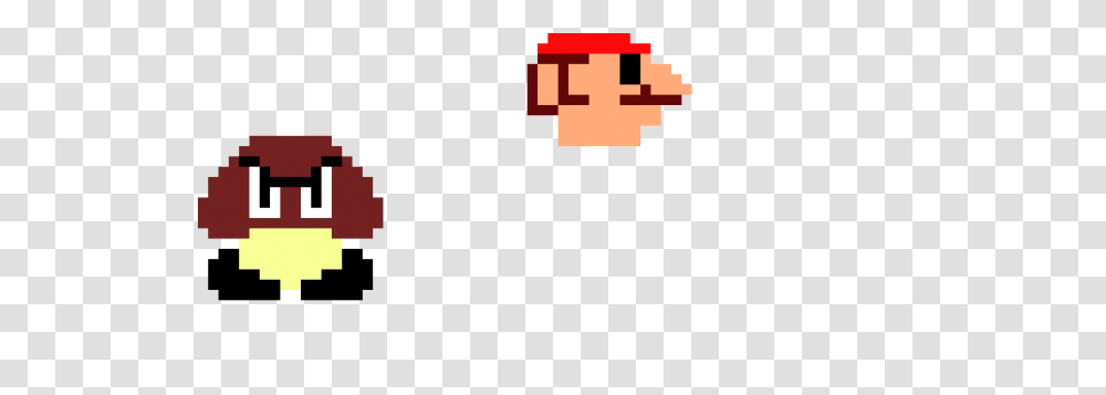 Goomba With Mario Head Pixel Art Maker, Pac Man, Super Mario, Minecraft Transparent Png