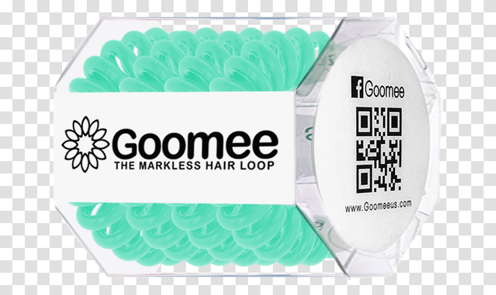 Goomee Hair Tie Sea Green Hair Tie, QR Code, Tape Transparent Png