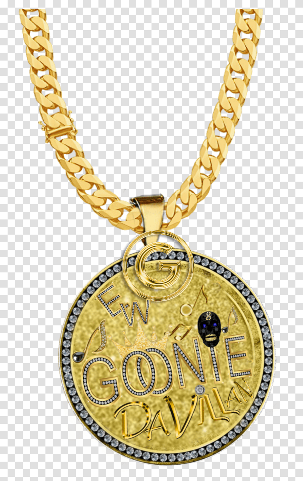 Goonie Goon Diamond Gold Chain Necklace Gmst Heritage Transport Museum, Pendant, Jewelry, Accessories, Accessory Transparent Png