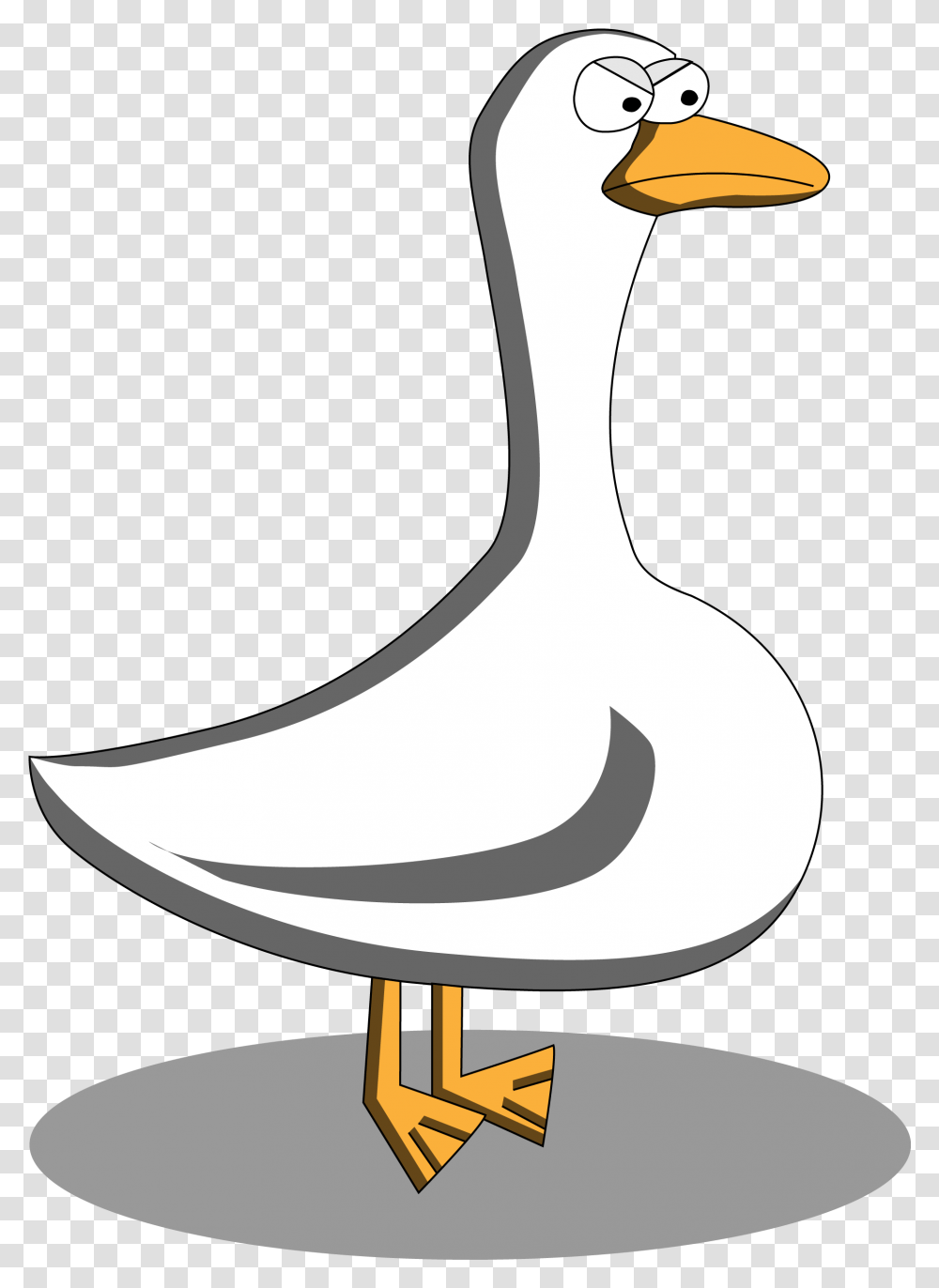 Goose Drawing Angry Duck Cartoon Jingfm, Bird, Animal, Cutlery, Plant Transparent Png