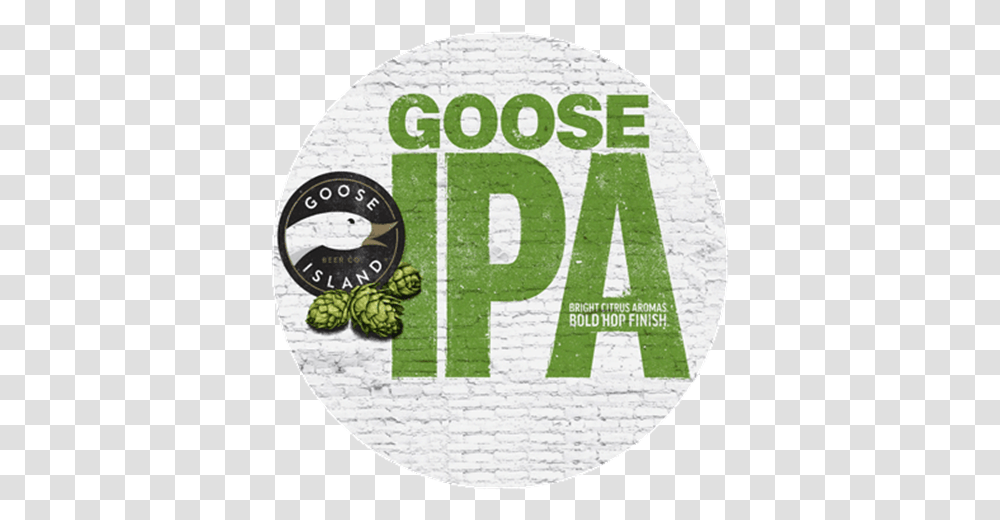 Goose Island Ipa Goose Ipa Logo, Label, Rug, Plant Transparent Png