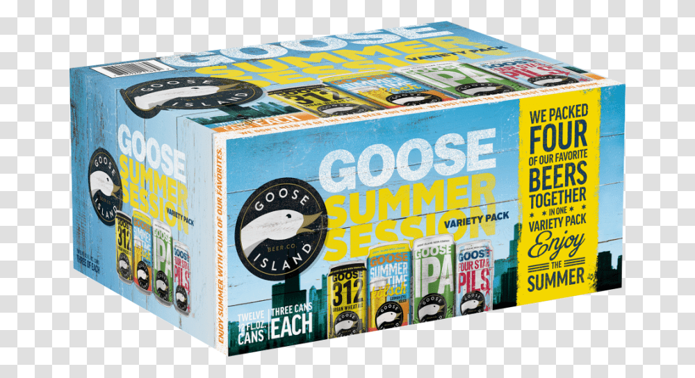 Goose Island, Label, Box, Carton Transparent Png