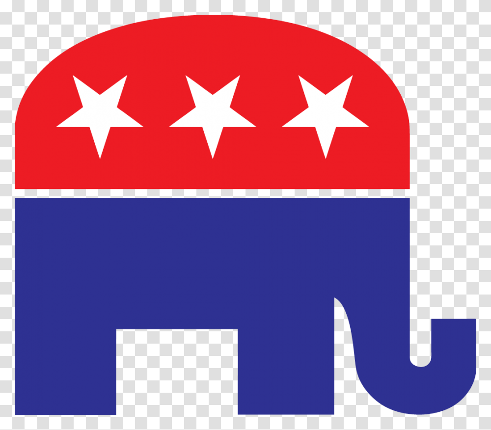 Gop Clipart With Flag, First Aid, Star Symbol Transparent Png
