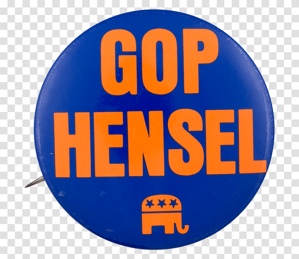 Gop Hensel Political Button Museum Democratic Party, Word, Logo, Trademark Transparent Png