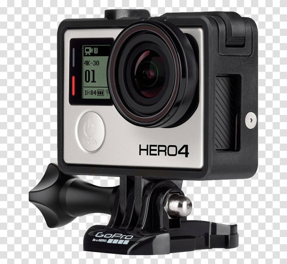 Gopro Camera Image Housing Gopro Hero, Electronics, Digital Camera, Video Camera Transparent Png