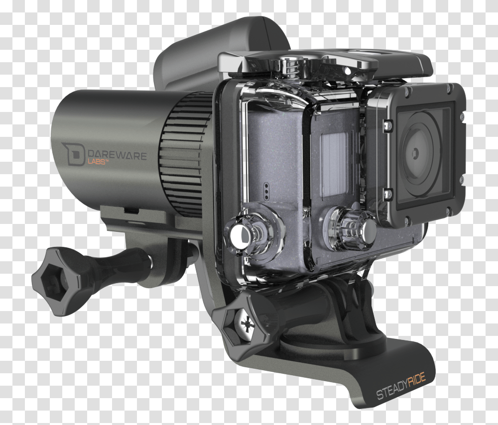 Gopro Gyrocam Stabilizer Motorcycle Mount Video Camera, Electronics, Machine, Gun, Weapon Transparent Png