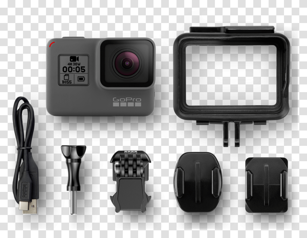 Gopro Hero 6 In The Box Download Gopro Hero 6 Black Set, Camera, Electronics, Mobile Phone, Cell Phone Transparent Png