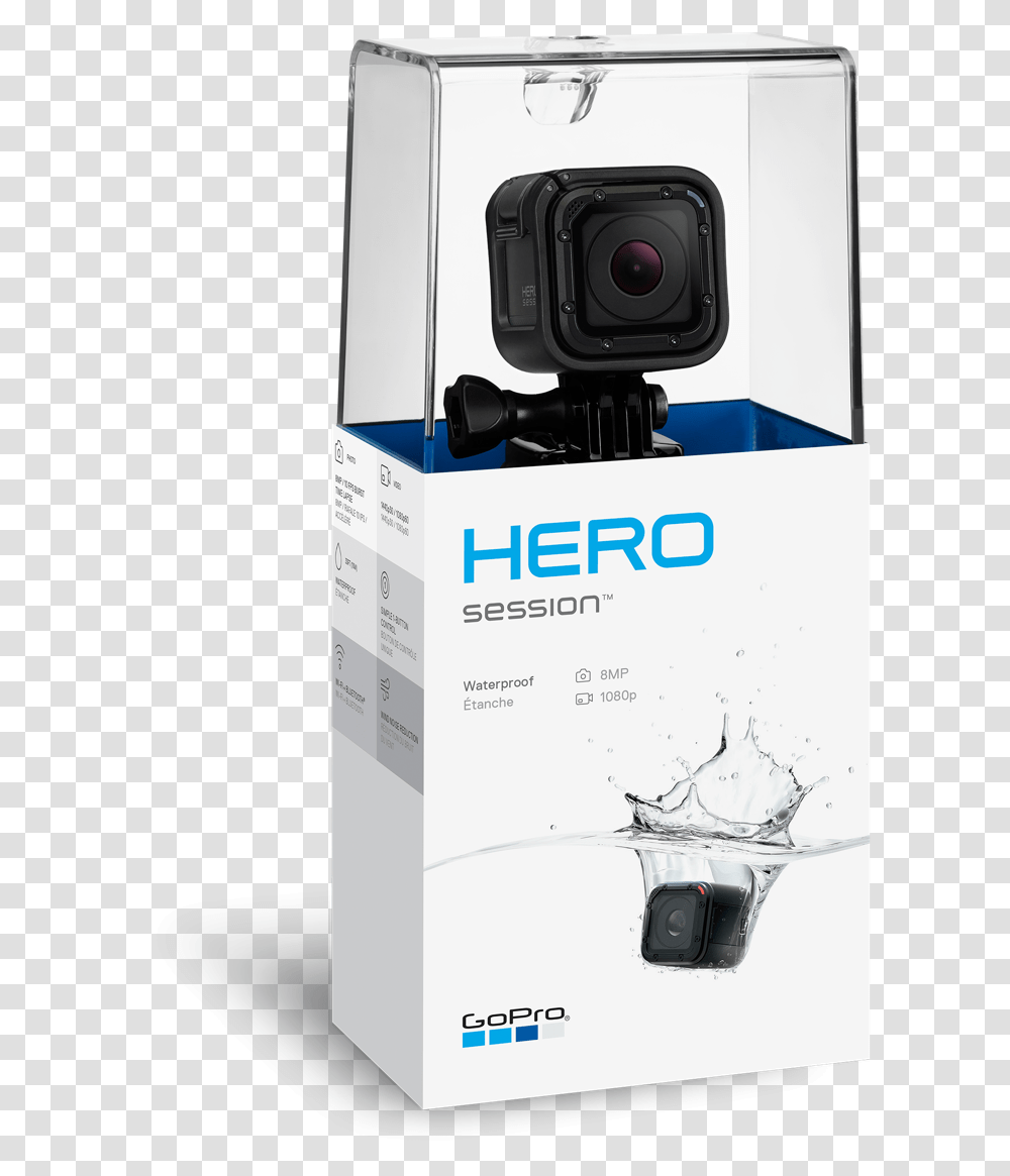Gopro Hero Session Go Pro Hero 3 Session, Camera, Electronics, Video Camera, Webcam Transparent Png