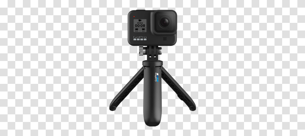 Gopro Shorty Mount Black And Gopro Camera Go Pro Hero 7 Shorty, Tripod, Gas Pump, Machine Transparent Png