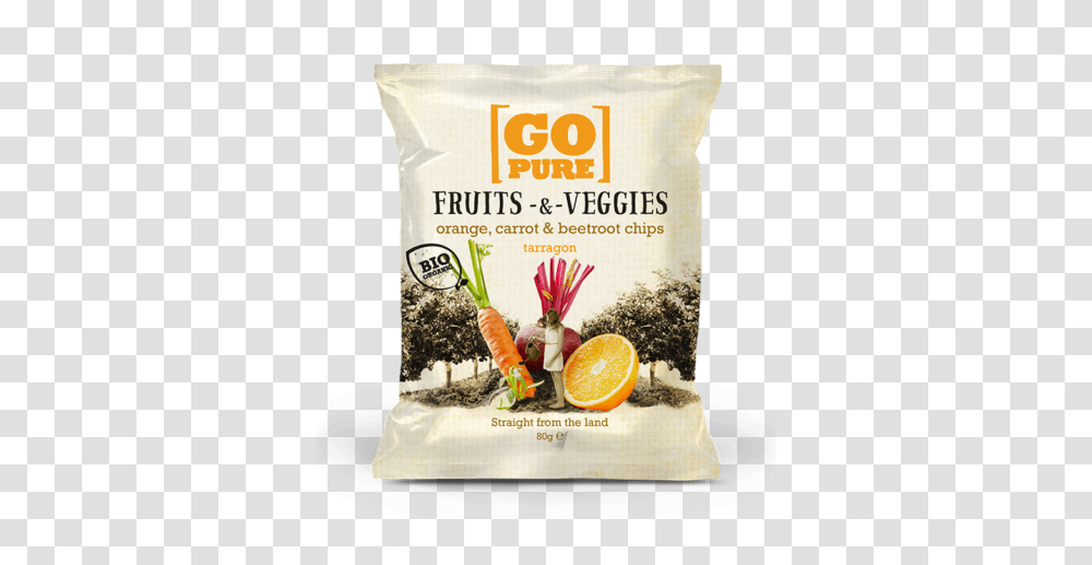 Gopure Assortment Orange Carrot Beetroot Chips Organic 80g, Plant, Food, Vegetable, Citrus Fruit Transparent Png