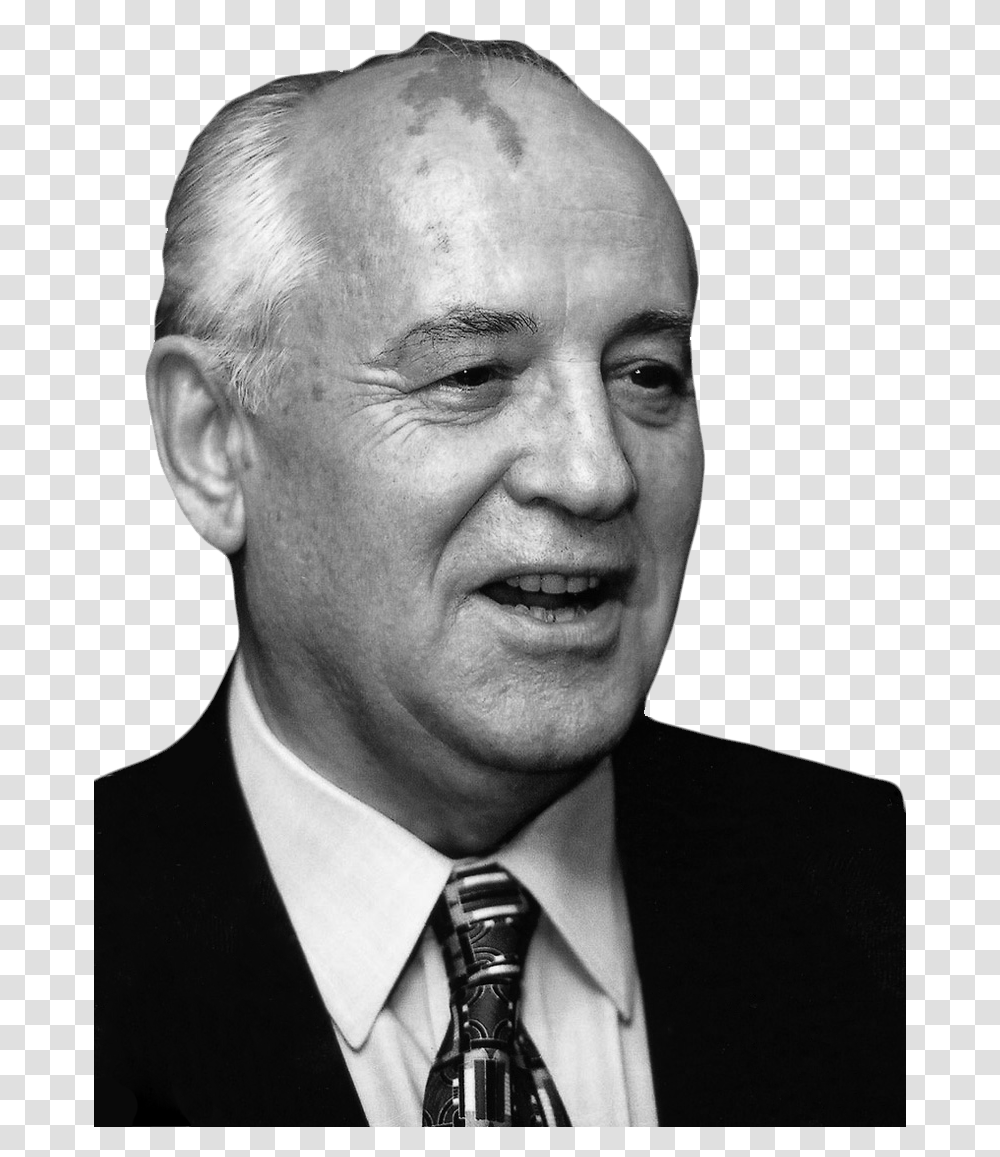 Gorbachev, Celebrity, Head, Tie, Accessories Transparent Png