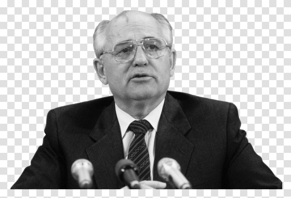 Gorbachev, Celebrity, Tie, Suit Transparent Png