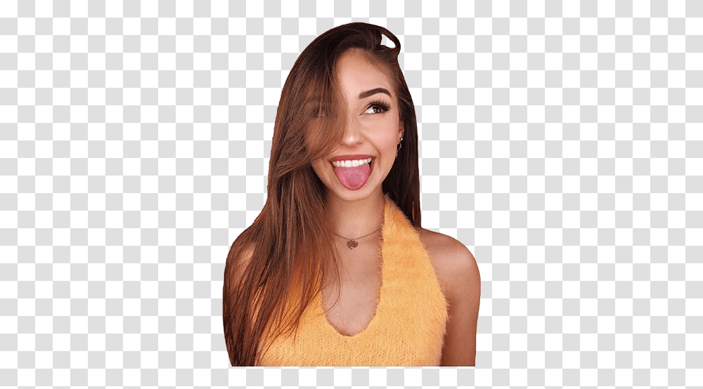 Gorgeous Thalia Bree Pngs For Niche Memes, Face, Person, Human, Dimples Transparent Png