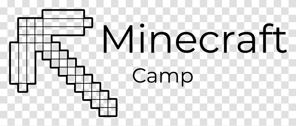 Gorham Minecraft Summer Camp Minecraft Logo Black Montserrat Font, Gray, World Of Warcraft Transparent Png