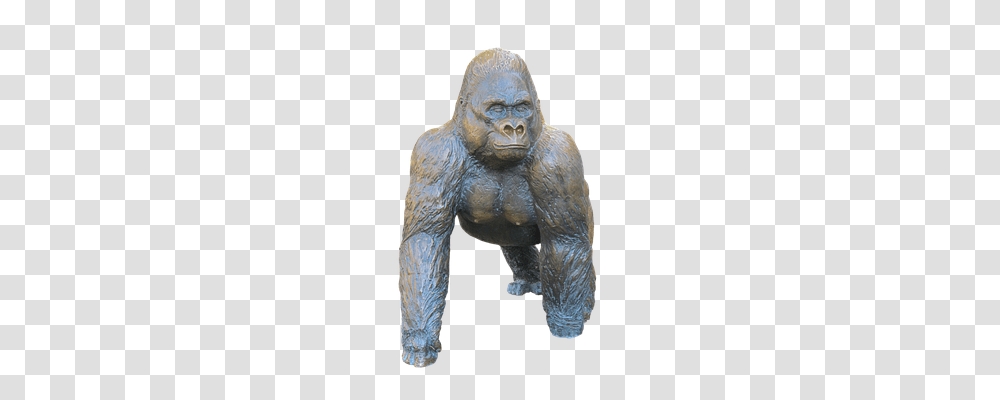 Gorilla Architecture, Statue, Sculpture Transparent Png