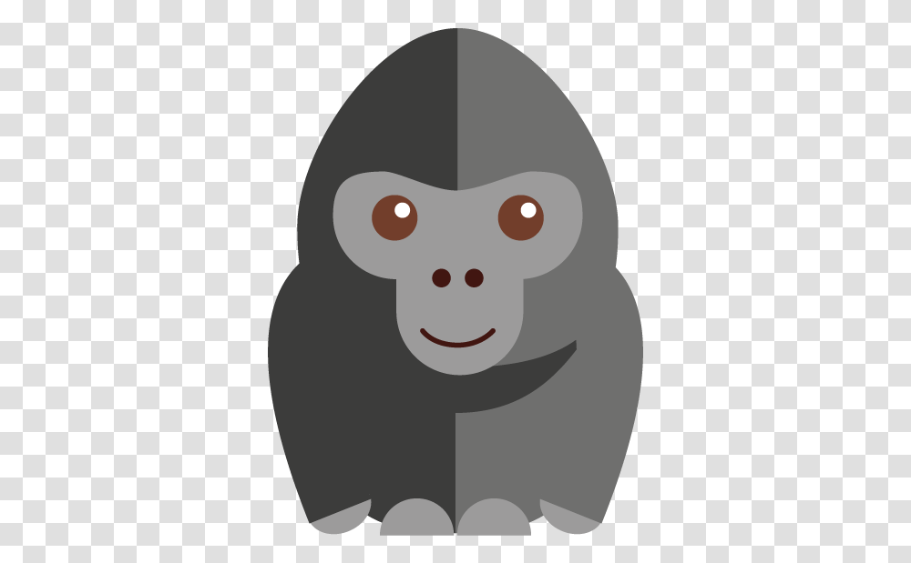 Gorilla Cartoon Orangutan Vector Graphics Image Gambar Gorila Kartun, Head, Face, Photography, Portrait Transparent Png