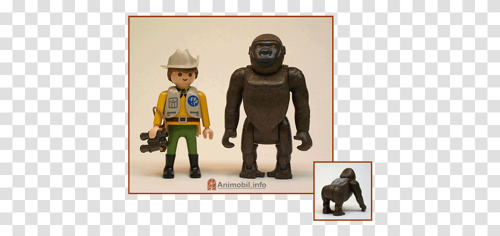 Gorilla Figurine, Clothing, Person, Toy, Robot Transparent Png
