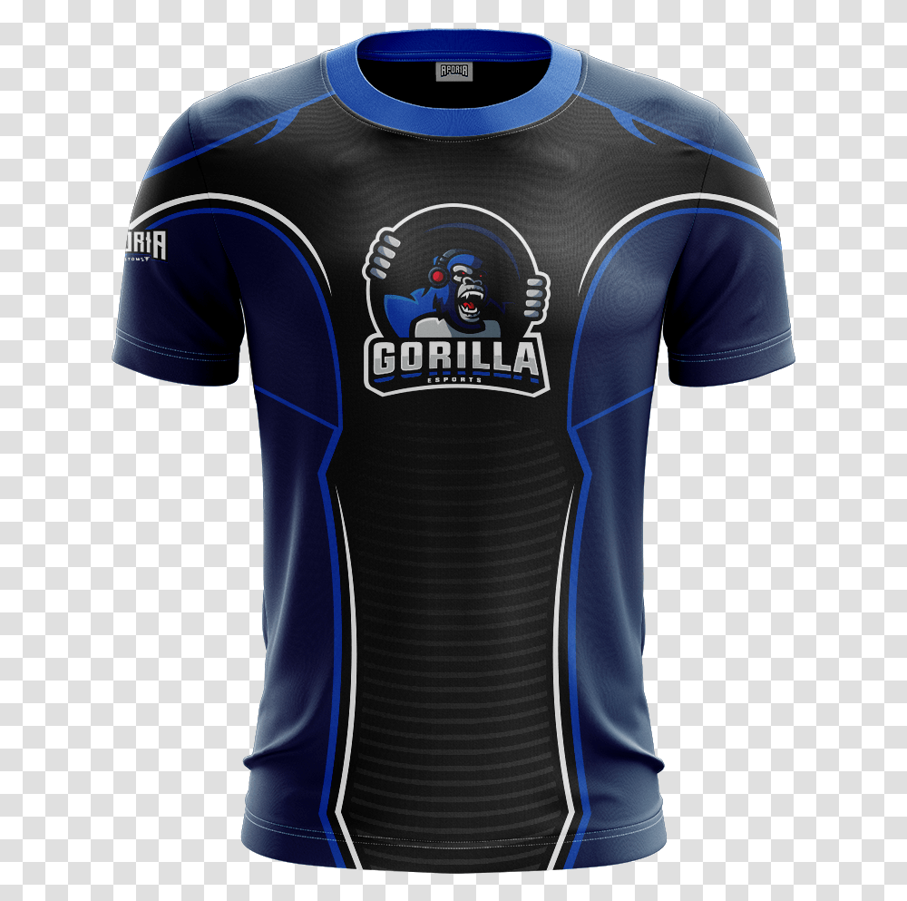 Gorilla Football T Shirt, Apparel, Jersey, Person Transparent Png