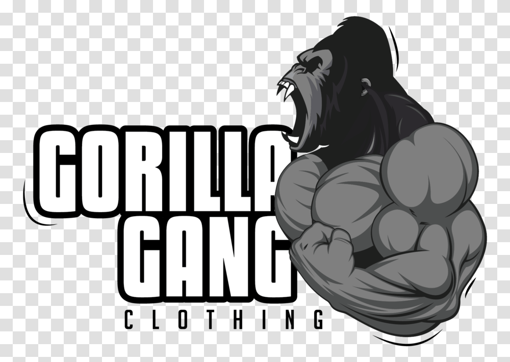 Gorilla Gang Clothing Gorilla Gang, Ape, Wildlife, Mammal, Animal Transparent Png