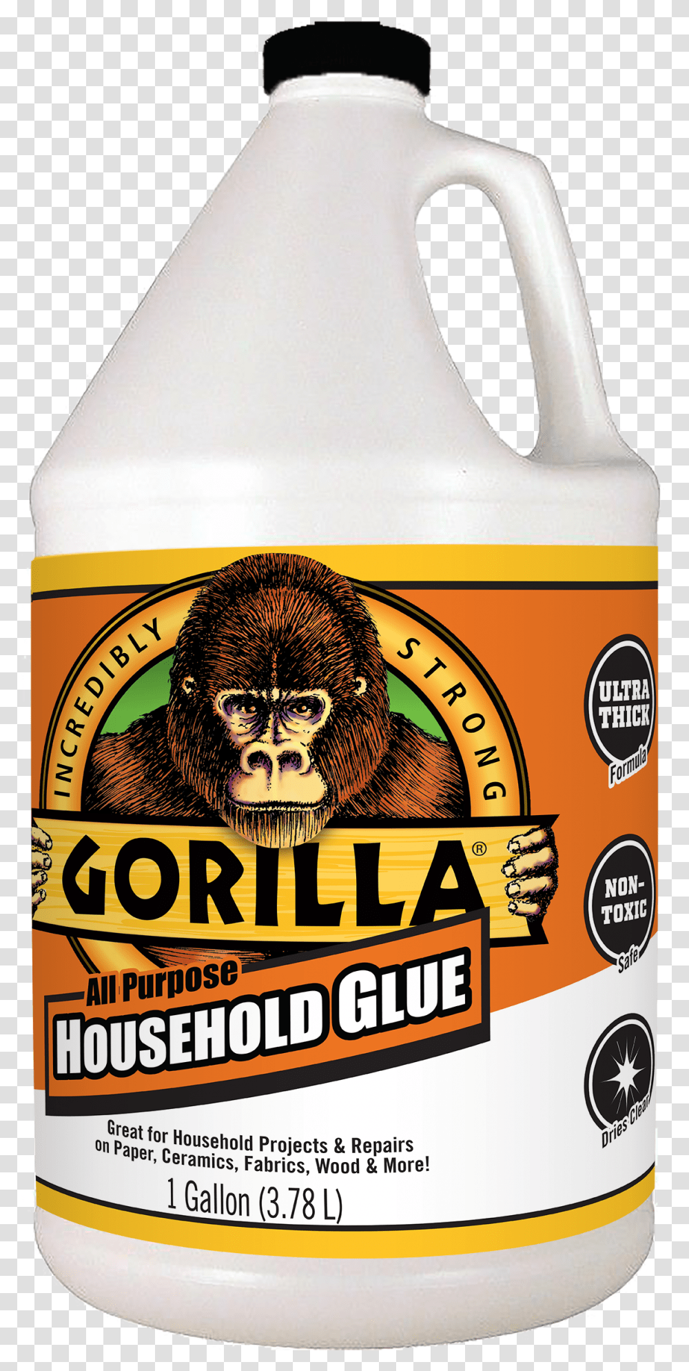 Gorilla Glue, Beverage, Drink, Beer, Alcohol Transparent Png