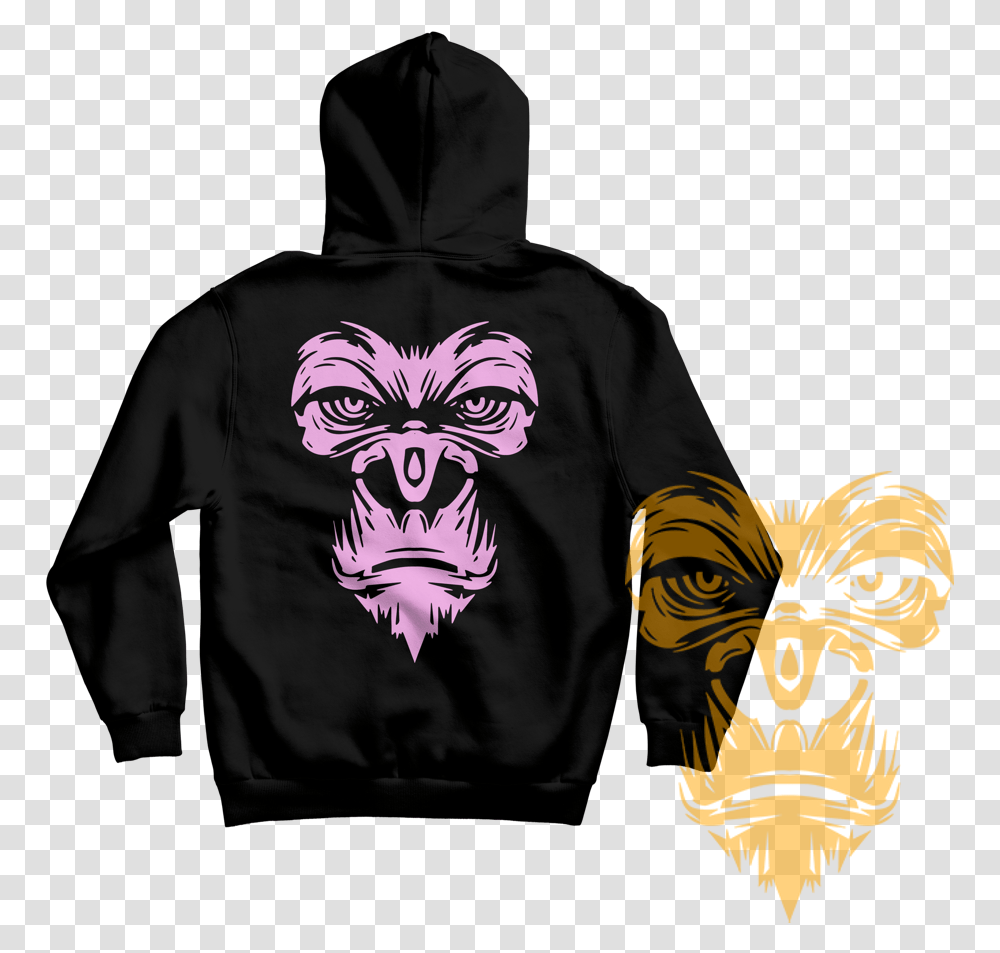 Gorilla Hoodie, Apparel, Sweatshirt, Sweater Transparent Png