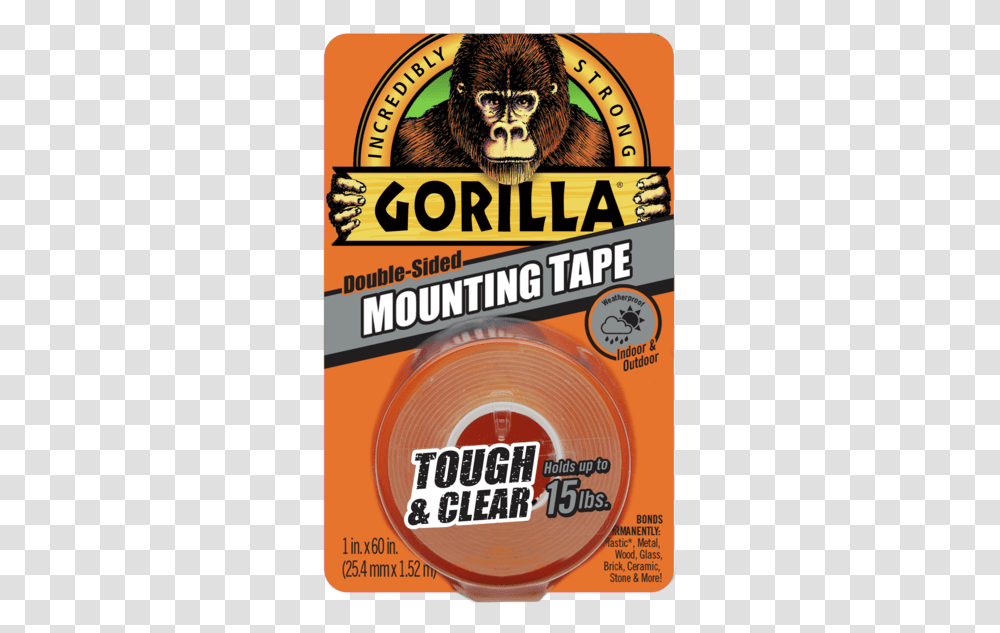 Gorilla Mounting Tape, Poster, Advertisement, Flyer, Paper Transparent Png