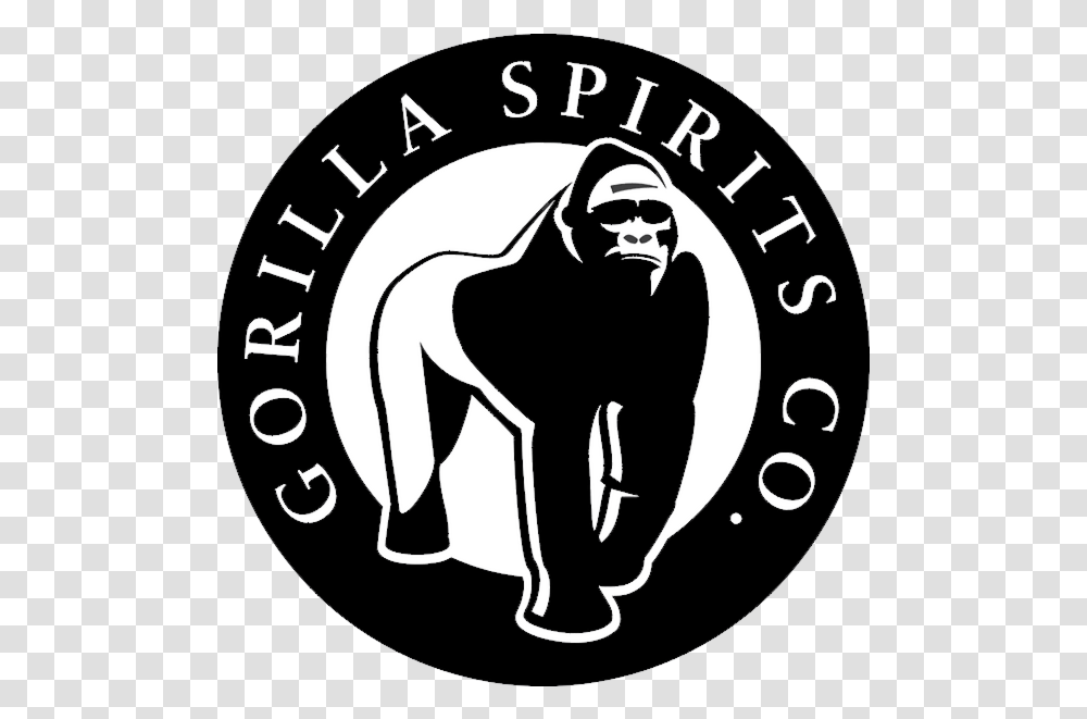 Gorilla Spirits Logo Image Gorilla Spirits Logo, Poster, Advertisement, Symbol, Trademark Transparent Png