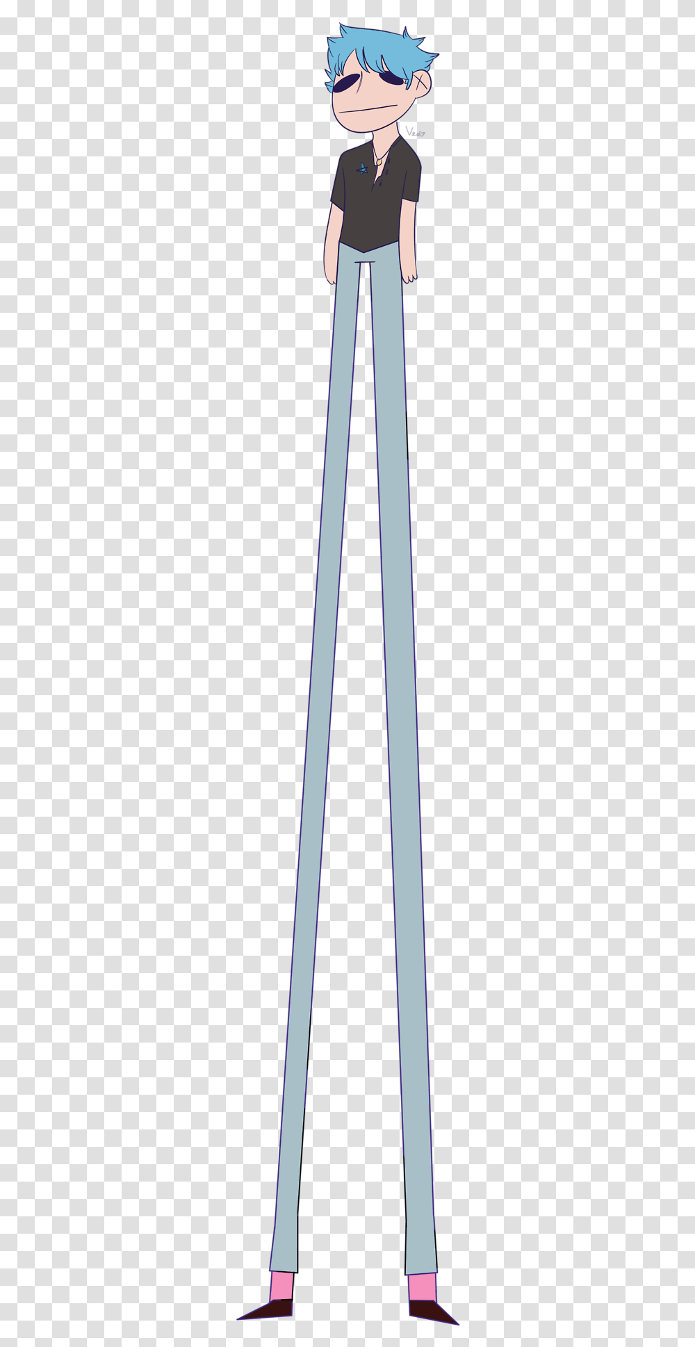 Gorillaz Long Legs, Fork, Cutlery, Spoon, Railing Transparent Png