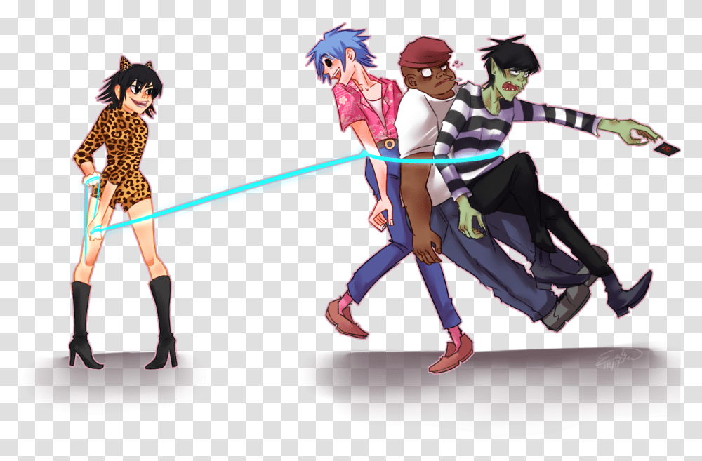 Gorillaz She's My Collar, Person, Duel, People, Sport Transparent Png