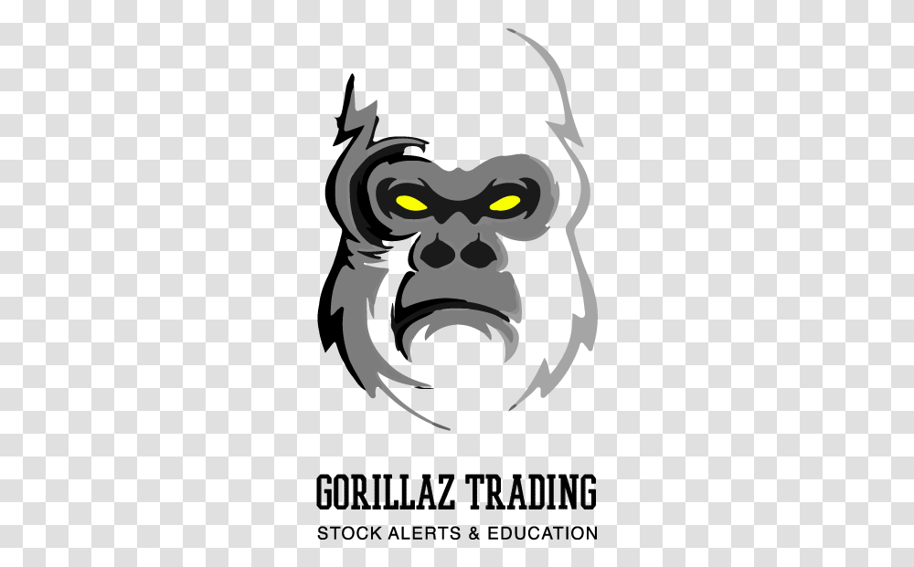 Gorillaz Trading Automotive Decal, Stencil, Animal, Wildlife, Mammal Transparent Png