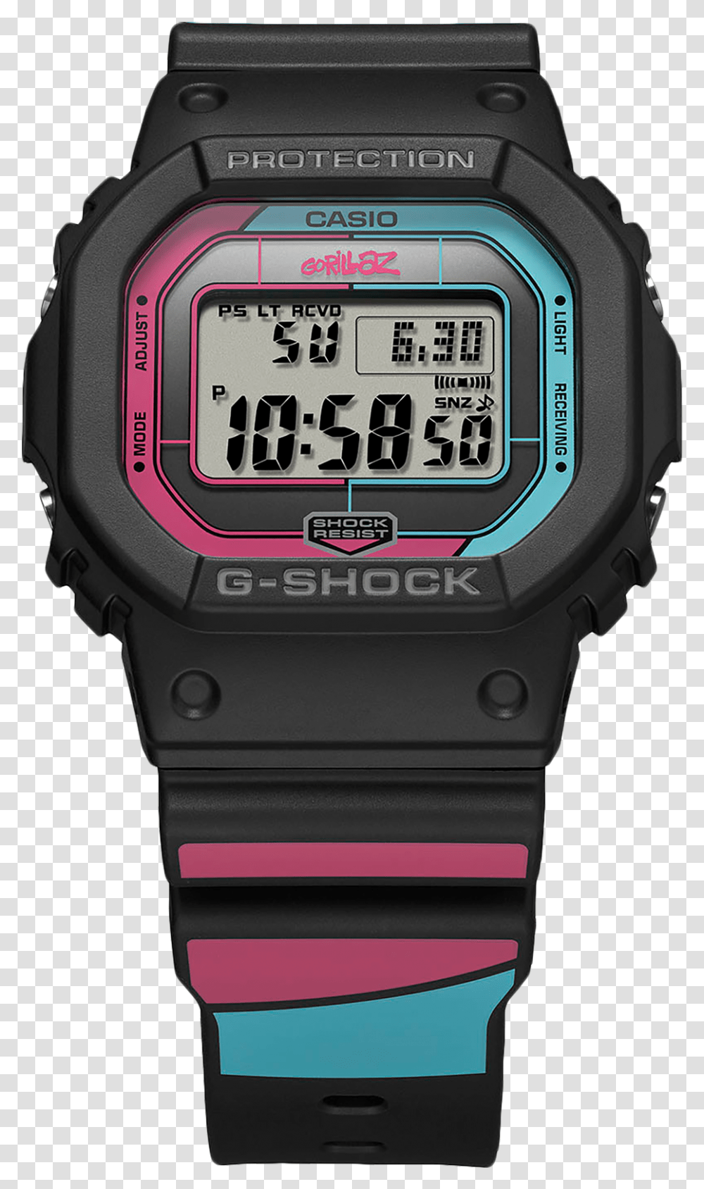 Gorillaz Wiki Casio G Shock Gorillaz, Wristwatch, Digital Watch, Gas Pump, Machine Transparent Png