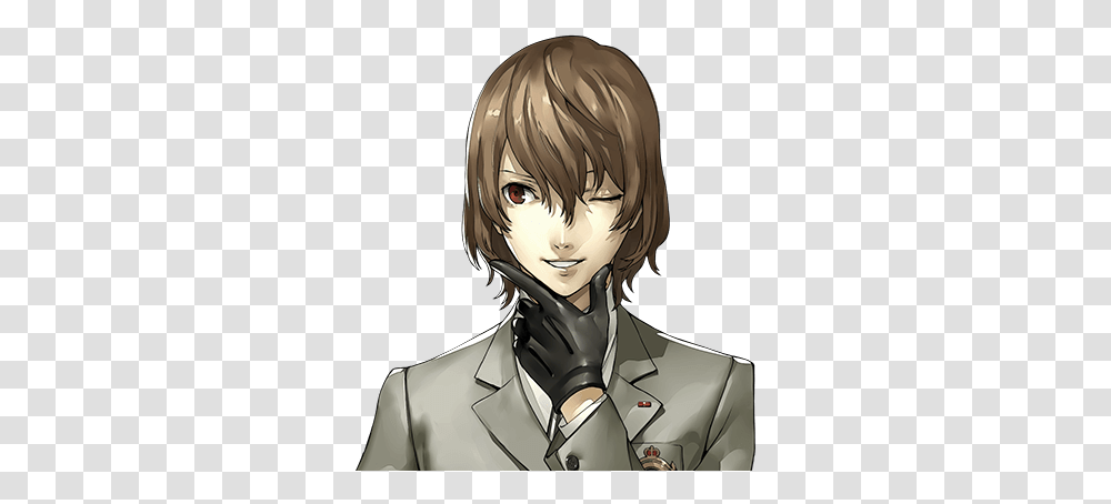 Goro Akechi Character Profile Try Not To Feel Bad Smt 1, Manga, Comics, Book, Person Transparent Png