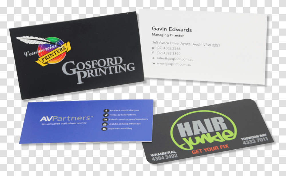 Gosford Printing Business Cards Central Coast Brochure, Text, Paper Transparent Png