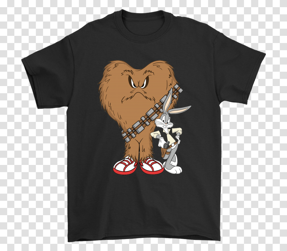 Gossamer And Bugs Bunny As Chewbacca And Han Solo Star Shirt, Apparel, T-Shirt, Sleeve Transparent Png
