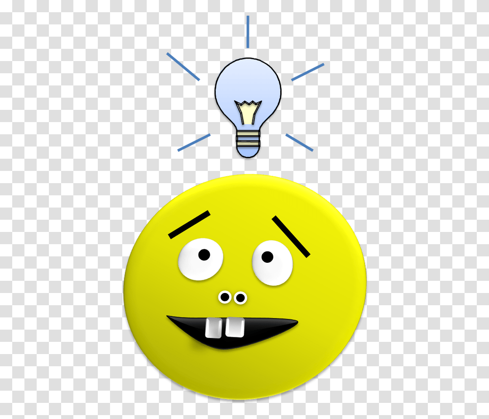 Got An Idea Face, Light, Lightbulb Transparent Png