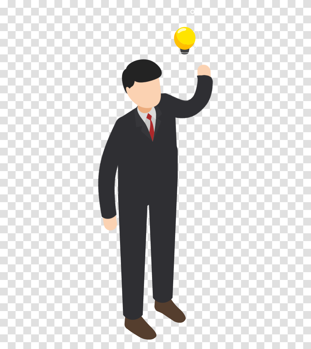 Got Idea Isometric People Flat Icons Juggler, Clothing, Sleeve, Suit, Overcoat Transparent Png