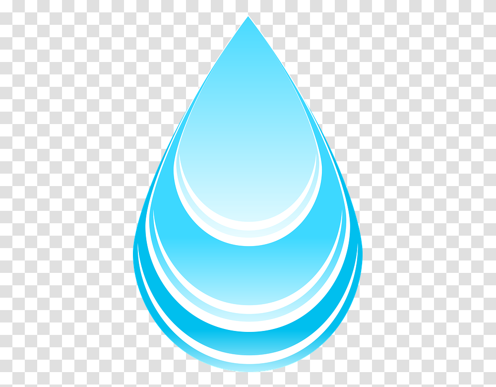 Gota De Lluvia El Agua Azul Hmedo Lquido Regndrbe, Droplet, Bowl, Triangle, Cone Transparent Png