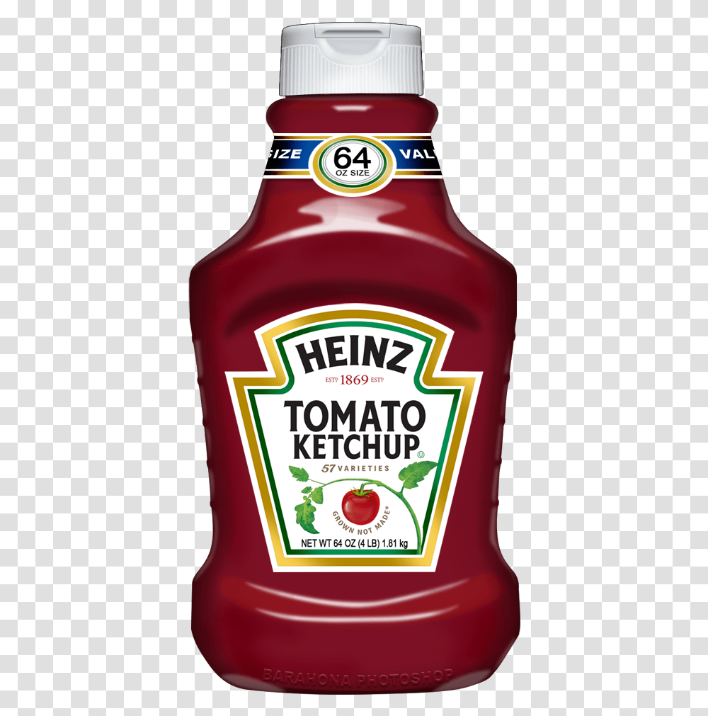Gotas Ketchup Heinz Tomato Ketchup, Food, Label, Plant Transparent Png