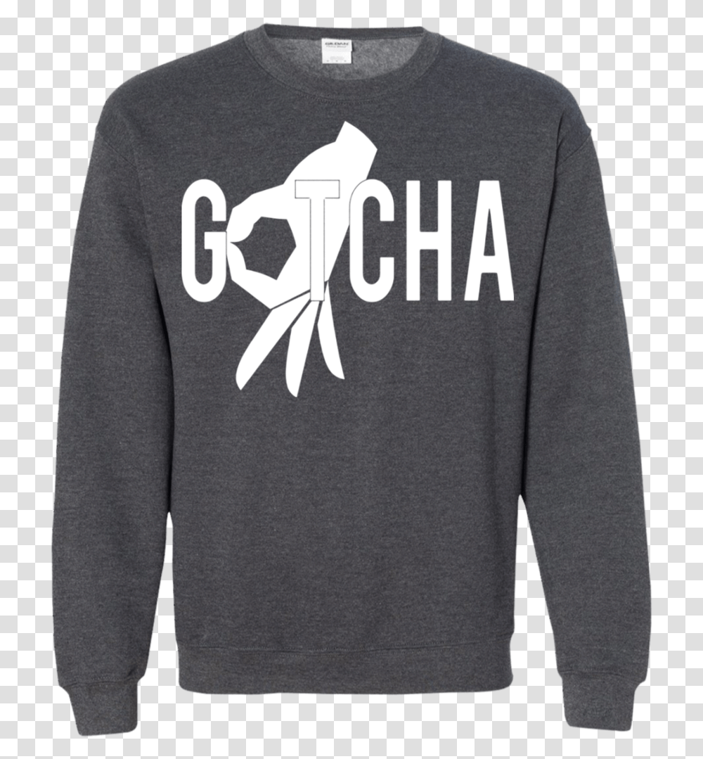 Gotcha Finger Circle Game Hole Tempting Meme Gift Ls Shirt Sweater, Sleeve, Clothing, Apparel, Long Sleeve Transparent Png
