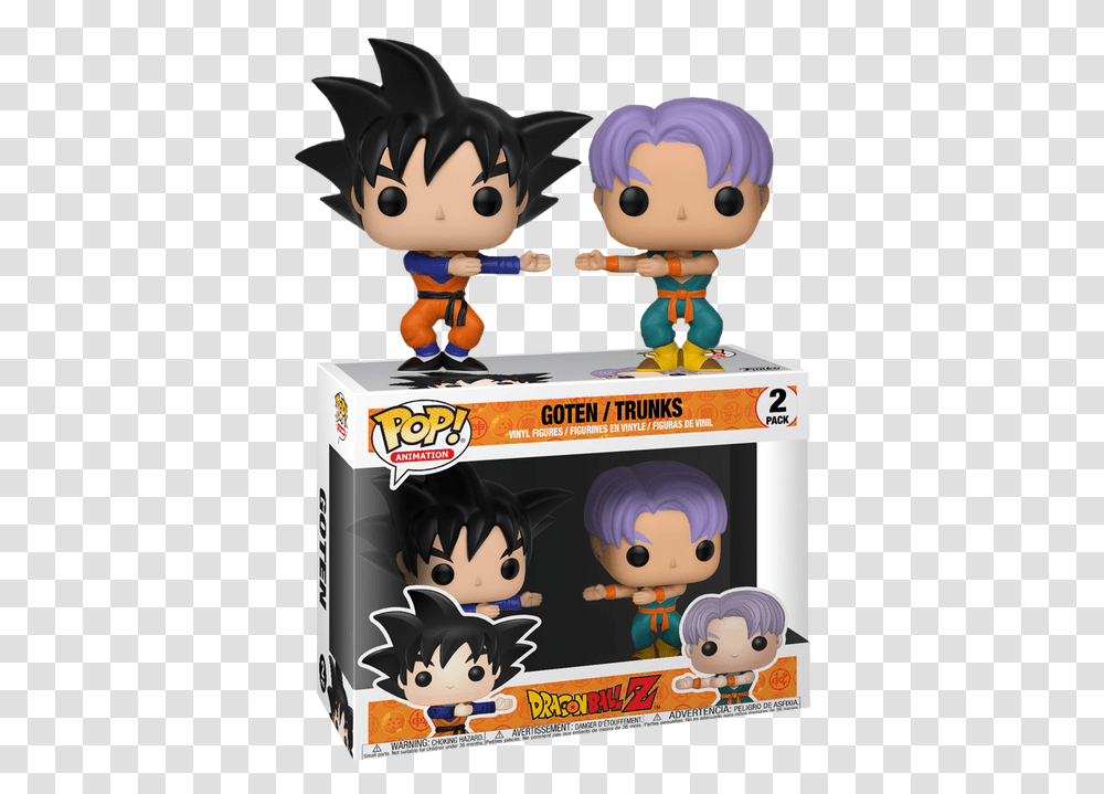 Goten And Trunks Funko Pop, Cat, Food, Plant, Toy Transparent Png