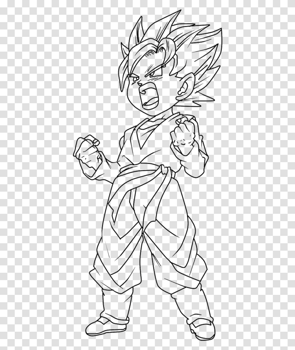 Goten, Person, Human, Stencil Transparent Png