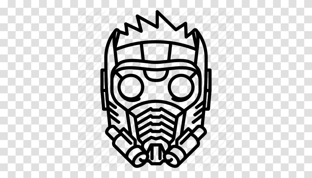 Gotg Helmet Marvel Mcu Movie Peter Quill Star Lord Icon Transparent Png