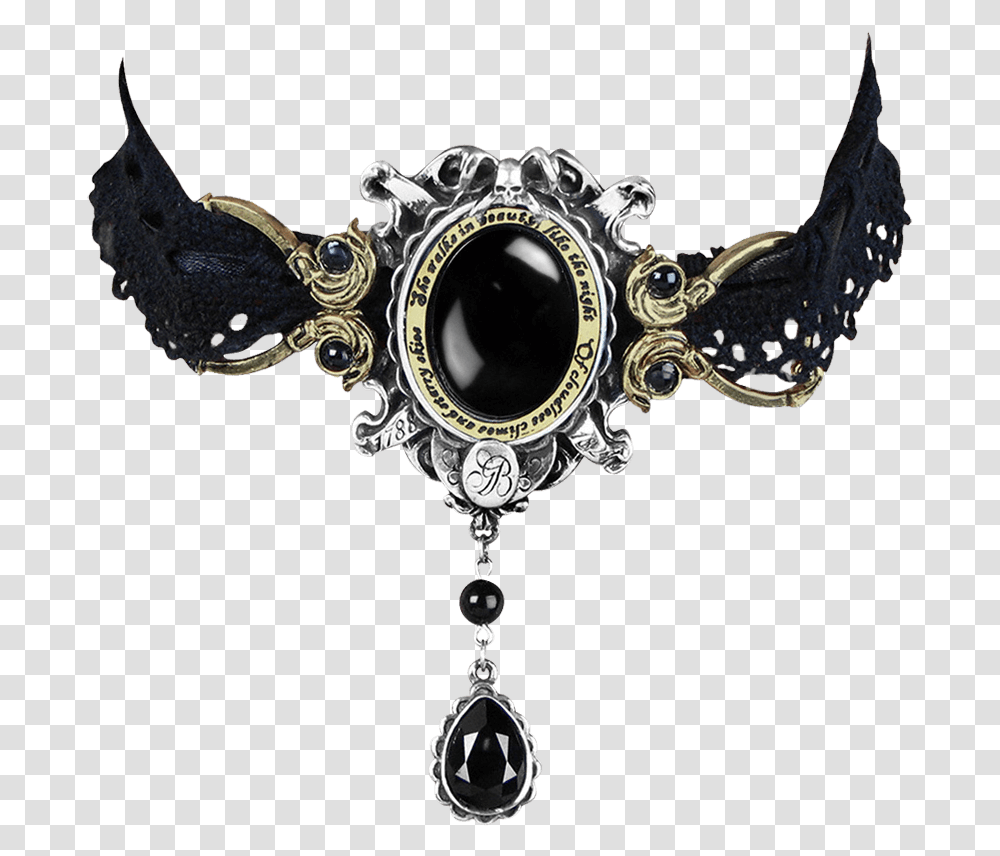 Goth Necklace, Accessories, Accessory, Jewelry, Brooch Transparent Png