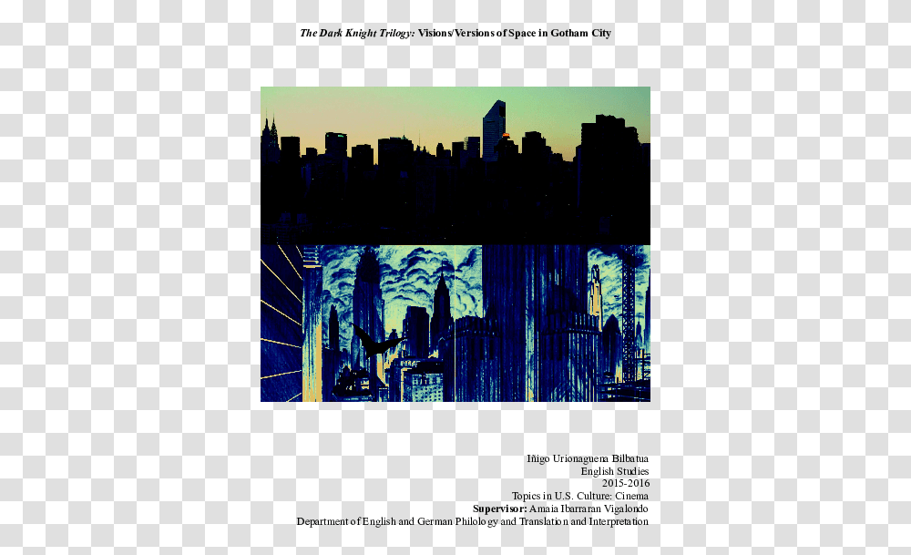 Gotham City, Silhouette, Metropolis, Urban, Building Transparent Png