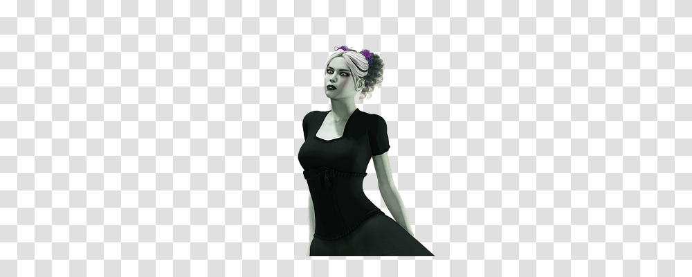 Gothic Person, Dress, Female Transparent Png
